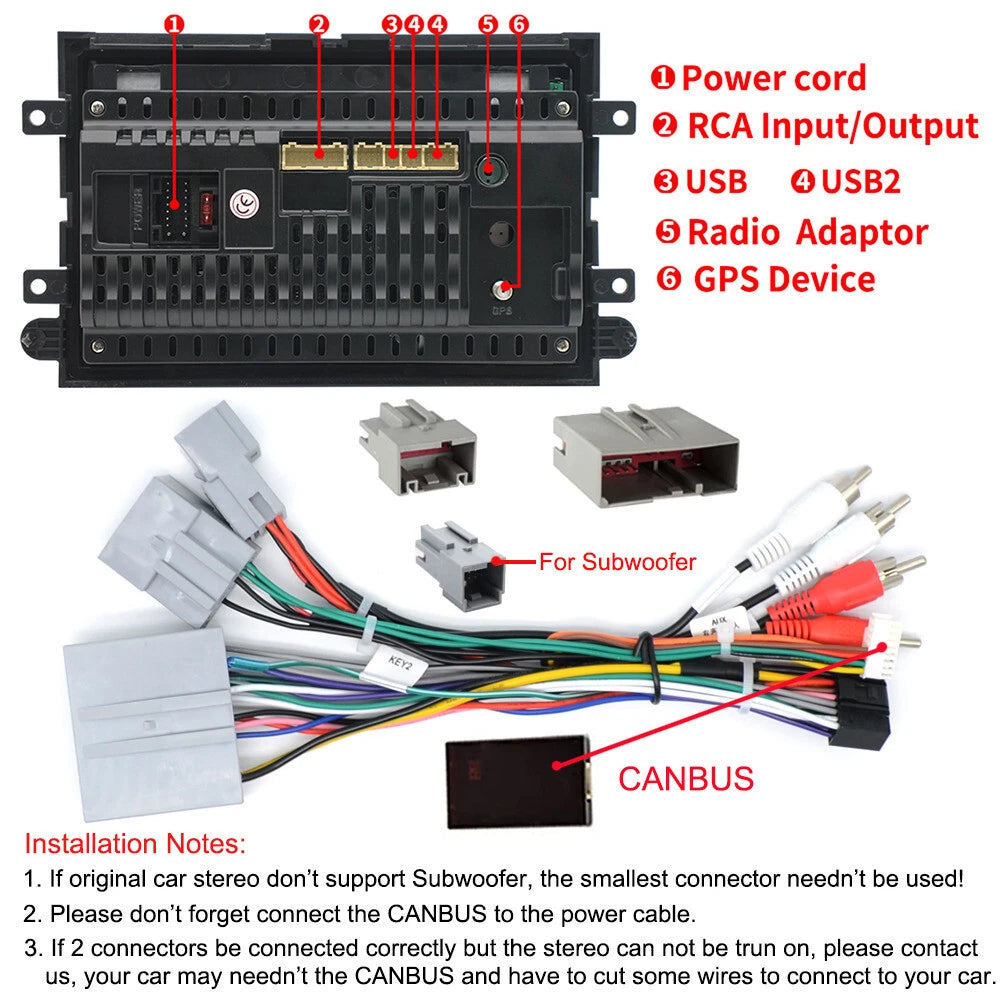 Car Stereo Radio GPS for Mercury Montego (2005–2007)