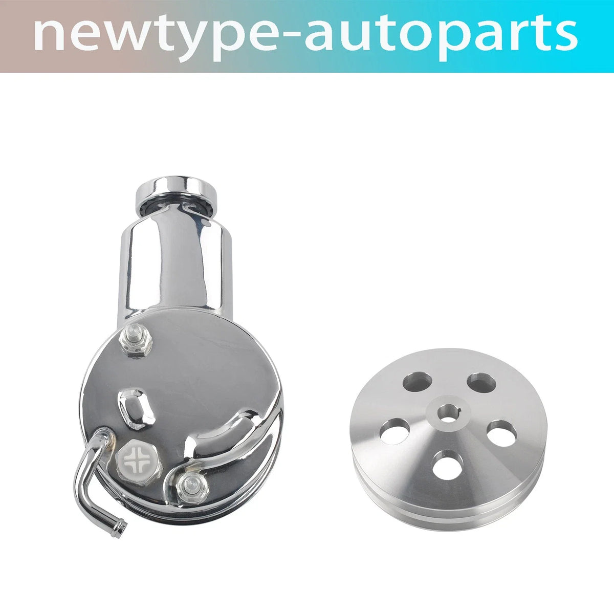 Saginaw Power Steering Pump Bracket & Pulley Kit for Chevy (350, 400, 305)