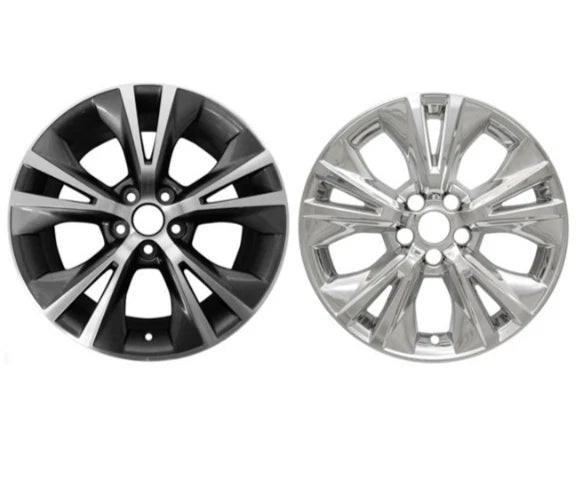 Set of 4 Chrome 18" Wheel Skins Hub Caps for Toyota Highlander (2014–2019) IMP410X