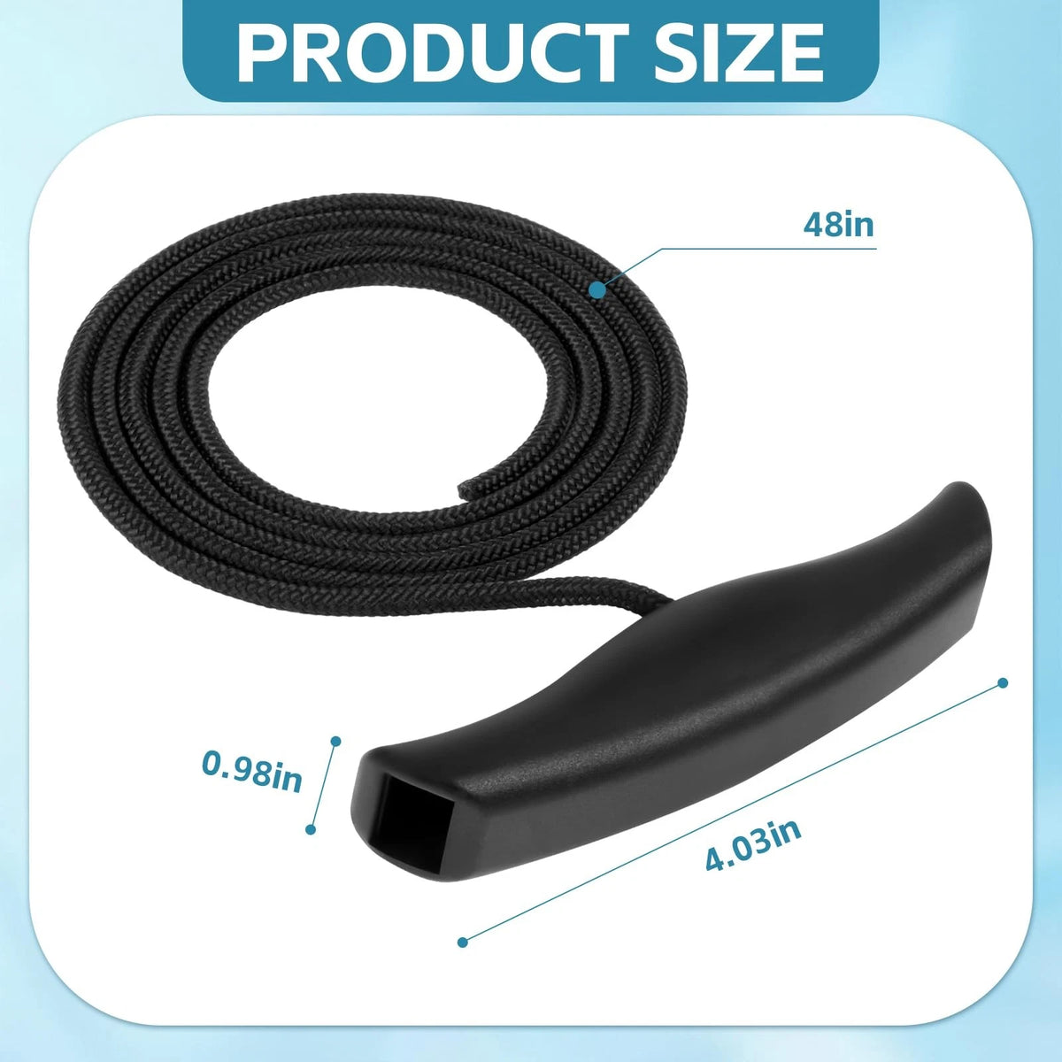 Trolling Motor Rope & Handle for Black (2010–2023)