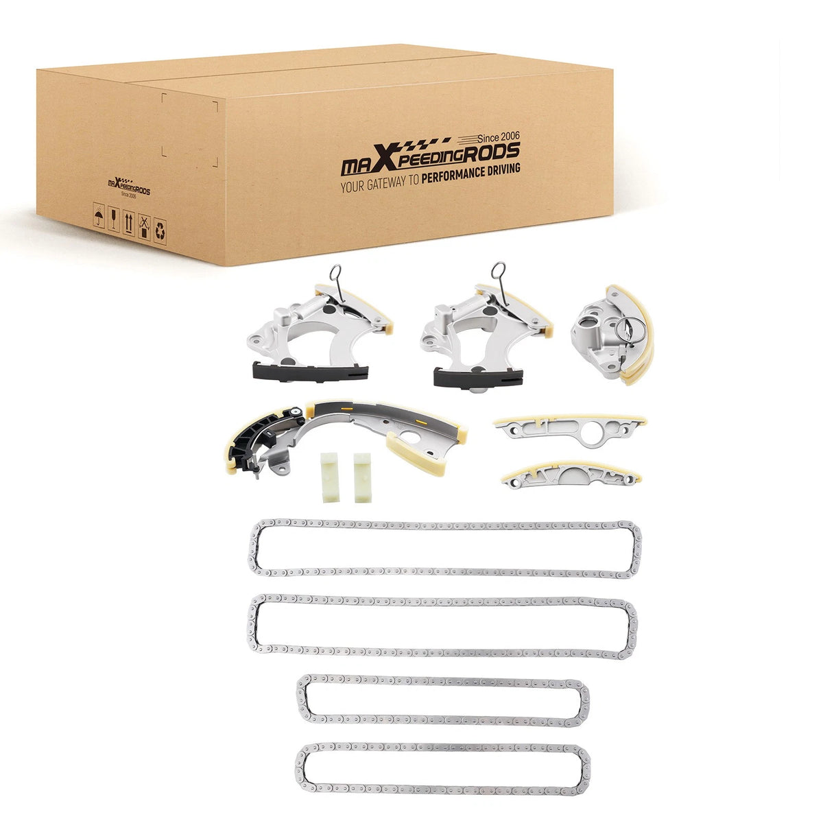 Timing Chain Kit for Audi A4 A6/S6 Q7 3.0T (2011–2018) SQ07KW, 06E109218T