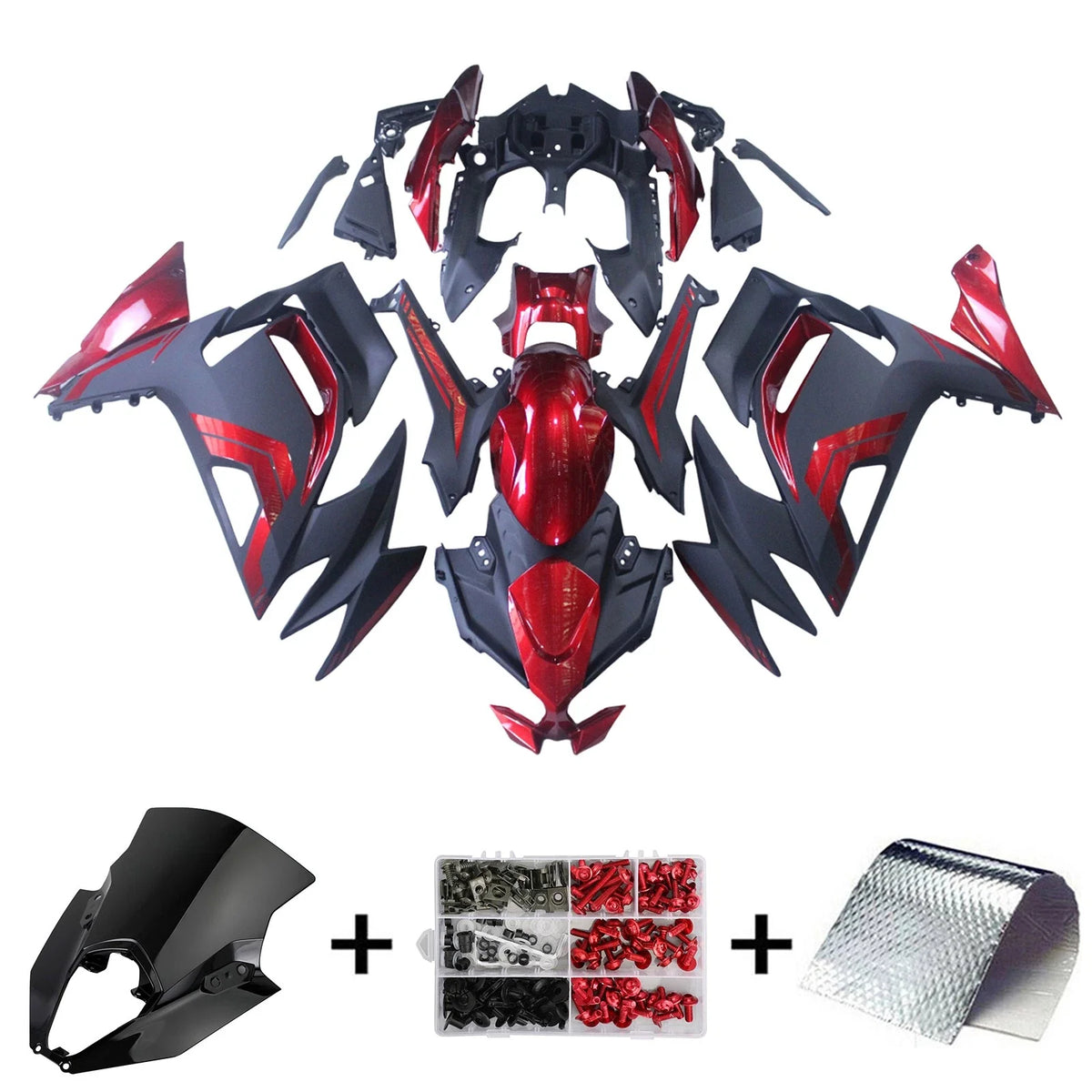 Injection Fairing Kit Bodywork ABS for Kawasaki ER-6F Ninja650 (2020–2026)