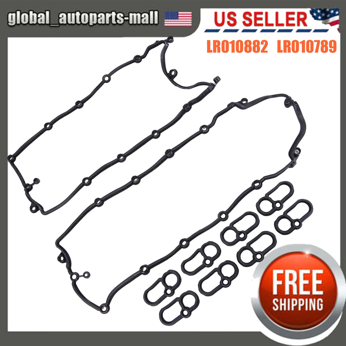 Rocker Gasket Set for Land Rover Range Rover Sport (2010–2014) LR010789, LR010882, LR011220