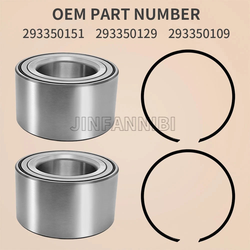 Front & Rear Wheel Bearings Kit for Can-Am Maverick X3 Max (2017–2023) 293350151 293350109 293350129