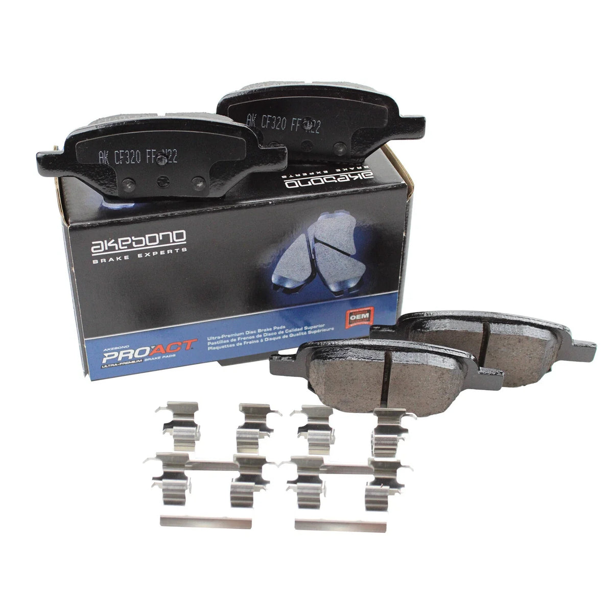 Rear ProAct Disc Brake Pads for Chevy Malibu HHR Pontiac G6 Saturn Sky (2004–2009)