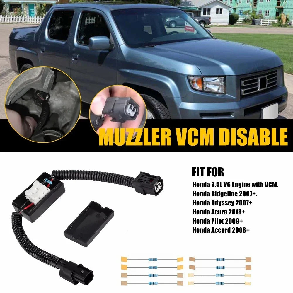 Muzzler VCM Harness Kit for Honda Acura Pilot Accord Ridgeline Odyssey (2003–2023)