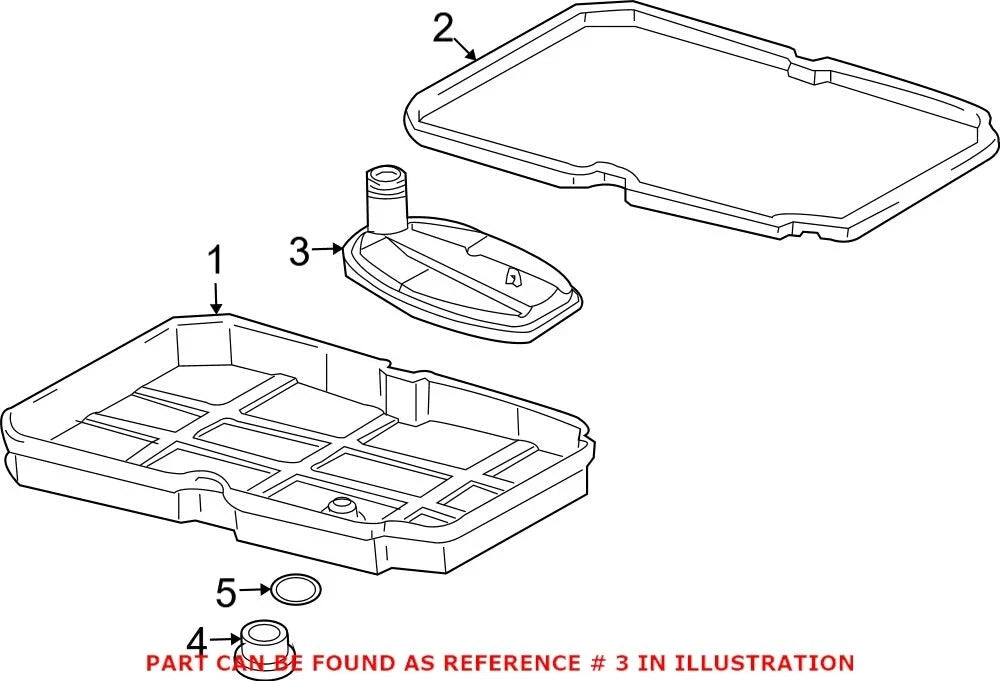 Automatic Transmission Oil Filter Kit for Chrysler Dodge Jeep (OEM)
