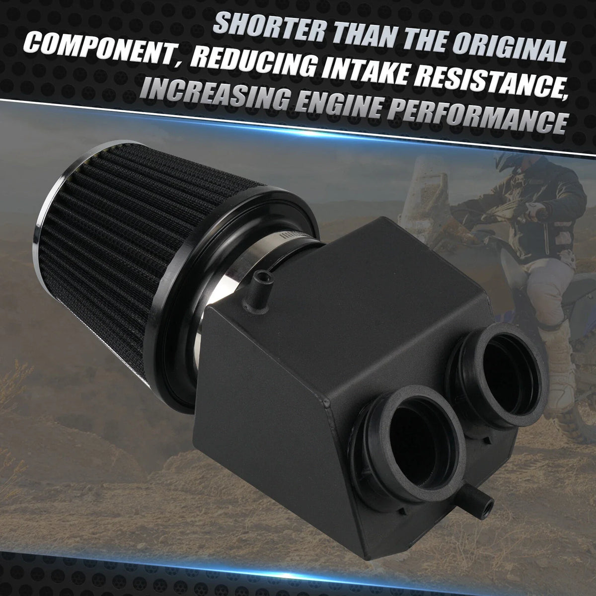Air Filter Box Assembly Shorter Pipe for Yamaha Tenere 700 (2022–2024)