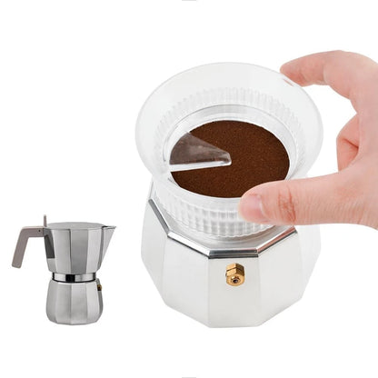Moka Pot Dosing Funnel for Stovetop Espresso Coffee Maker