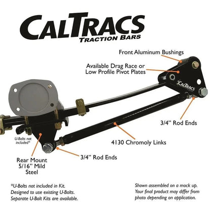 CalTracs Traction Bars for Chevy Bel Air (1955–1957) 2100