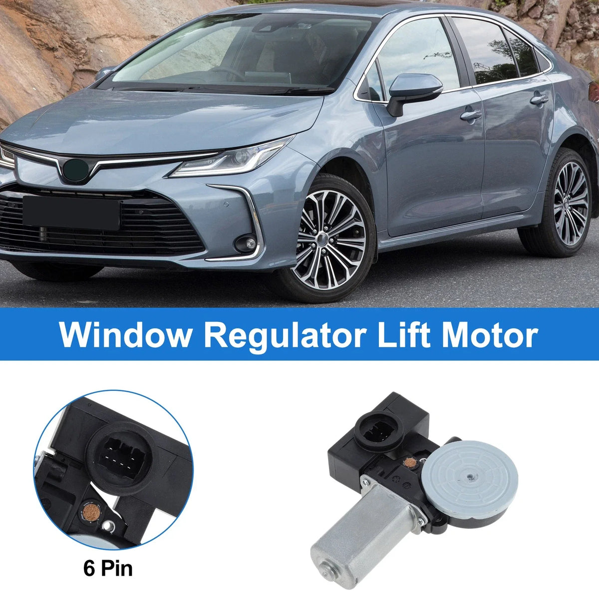Power Window Regulator Lift Motor for Toyota Camry (2002–2006) No.742629