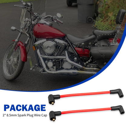8.5mm Spark Plug Wire Cap for Harley-Davidson Super Glide CVO (1999–2000)