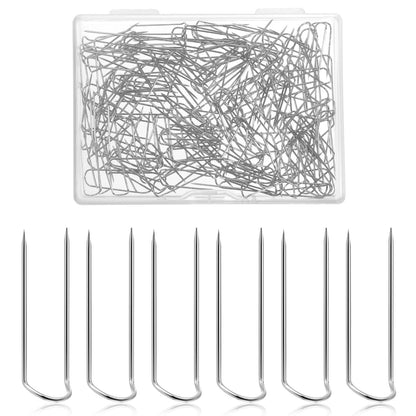 200 U-pins for Quilting (Stainless Silver)