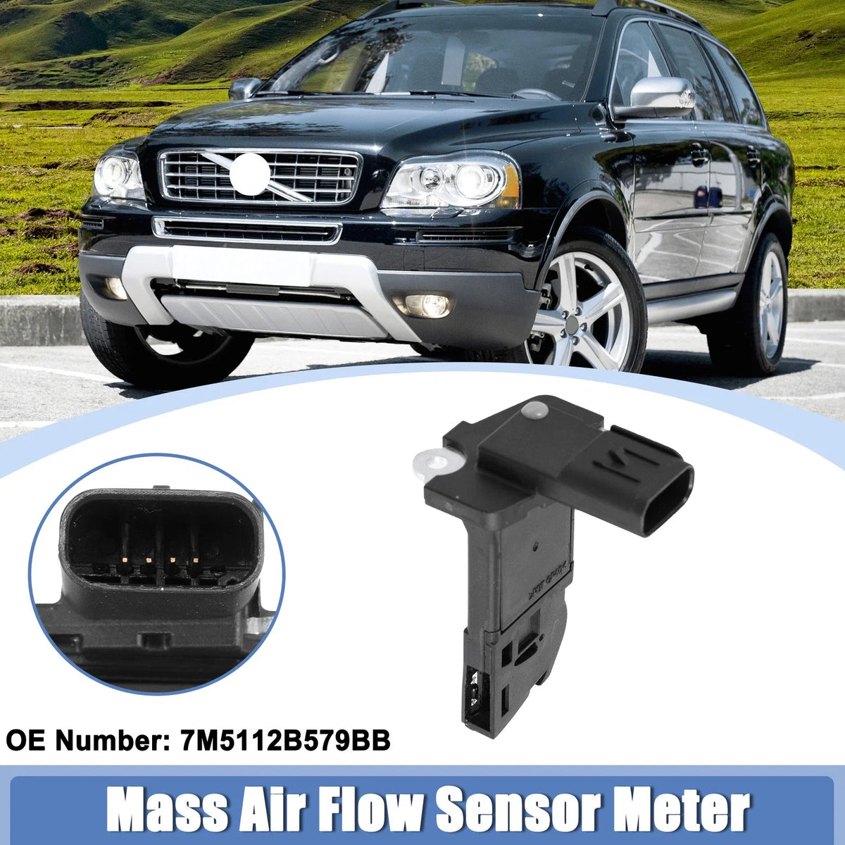 Mass Air Flow Meter Sensor NO. 7M5112B579BB for Ford Focus 2.0L (2012–2015)
