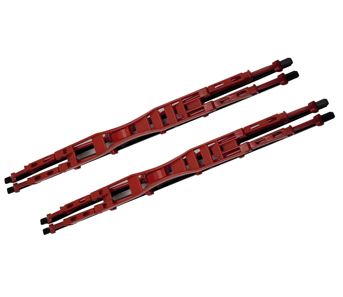 2X 18" Red Double Dual Blade Windshield Wiper for Universal (41612)