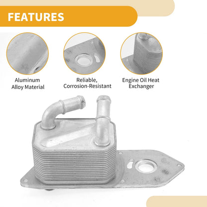 Engine Oil Cooler with O-rings for Ford Transit (No.GK2Q6A642AB)
