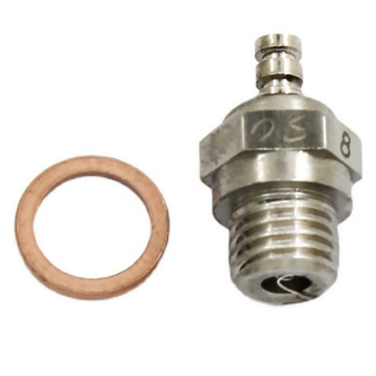 Glow Plug for Nitro Engine RC Car Truck (Standard OS No.8)