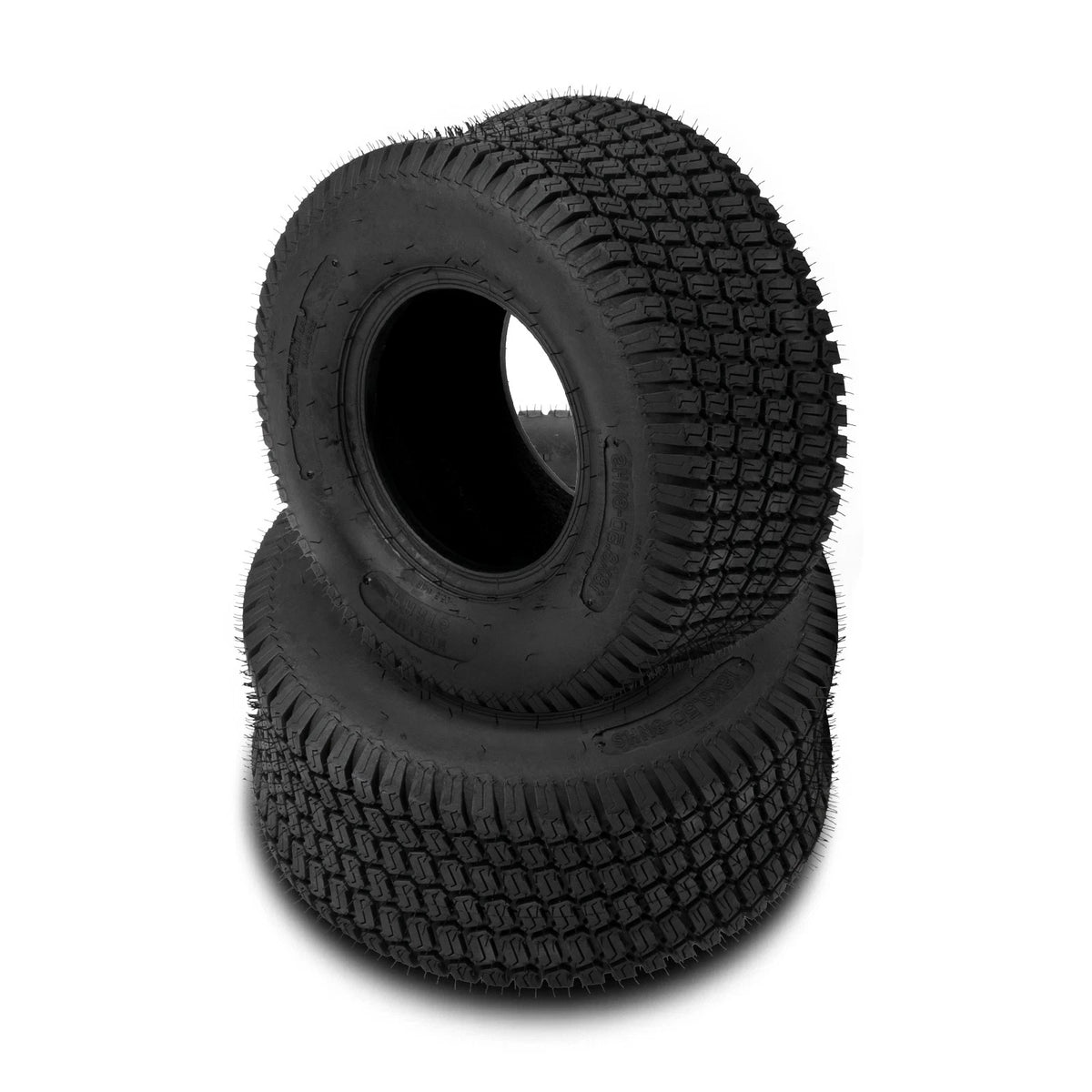 2X 18x8.50-8 Turf Tires for Lawn Mower Tractor (4 Ply Tubeless)