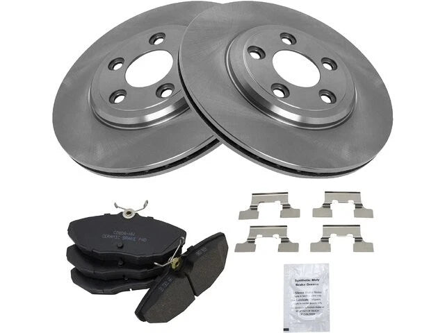 Brake Pad and Rotor Kit for Jaguar S Type (2000–2005) 43878WJGC