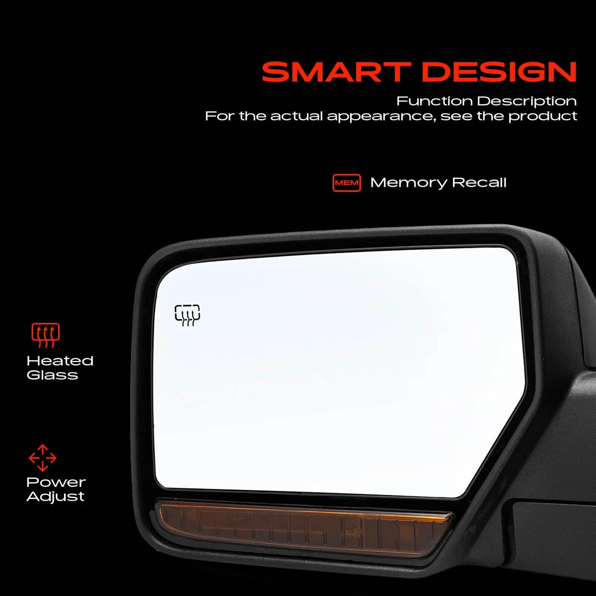 Driver Power Mirror for Ford Expedition (2007–2010) 8L1Z17683BA, FO1320363