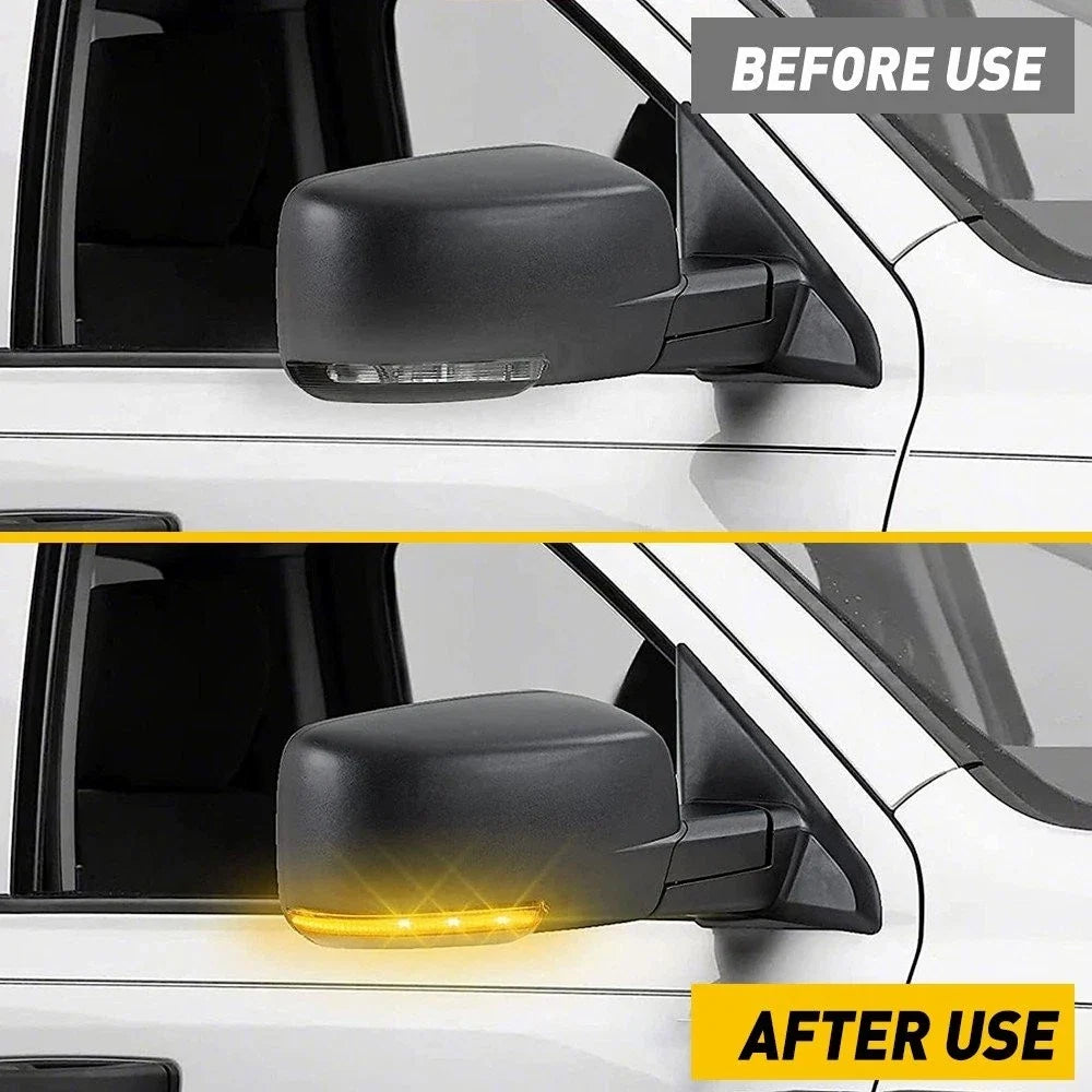 Mirror Turn Signal Puddle Light Lamp for Dodge Ram 1500 2500 (2009–2014)