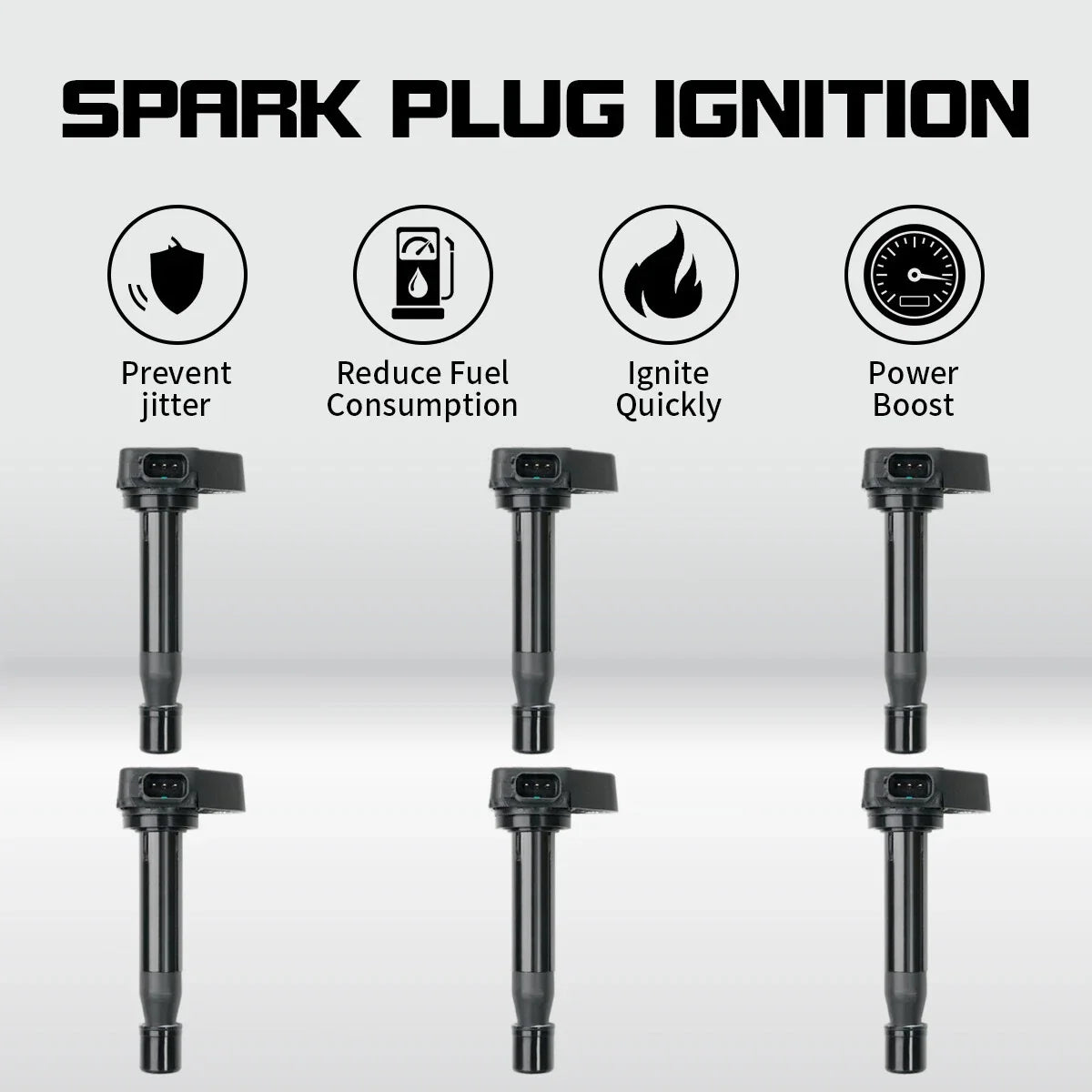 6X Ignition Coils for Honda Accord Odyssey (1999–2010) UF242