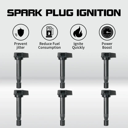 6X Ignition Coils for Honda Accord Odyssey (1999–2010) UF242