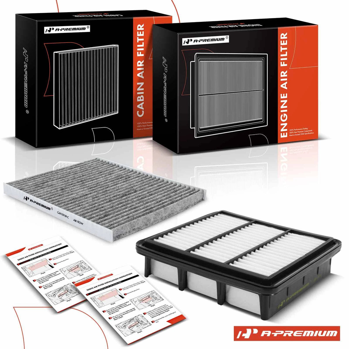 Activated Carbon Cabin Air Filter for Kia Forte Koup (A4033, PA5779, A35779)