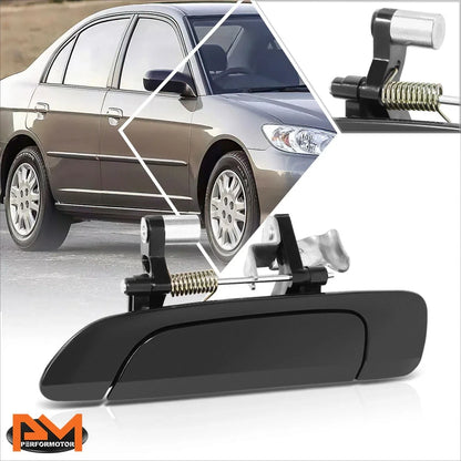 Exterior Outer Door Handle for Honda Civic Sedan (2001–2005) - Black