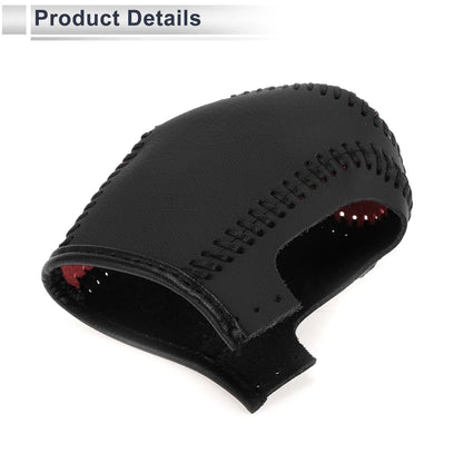 Gear Shift Knob Cover for Toyota Camry (2019–2022) Red Carbon Fiber Black