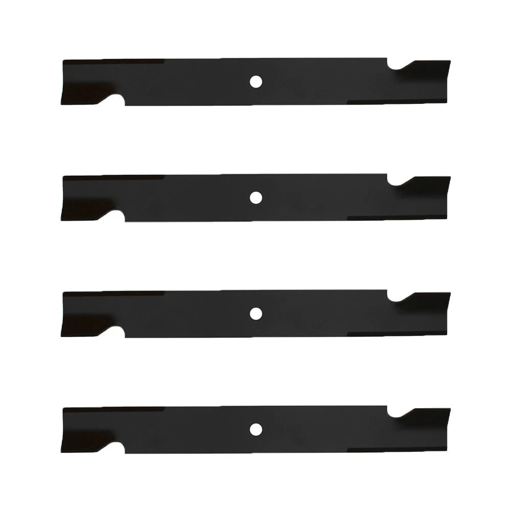 Set of 4 Notched High Lift Mower Blades for Dixie Chopper (Fits 30227-60)
