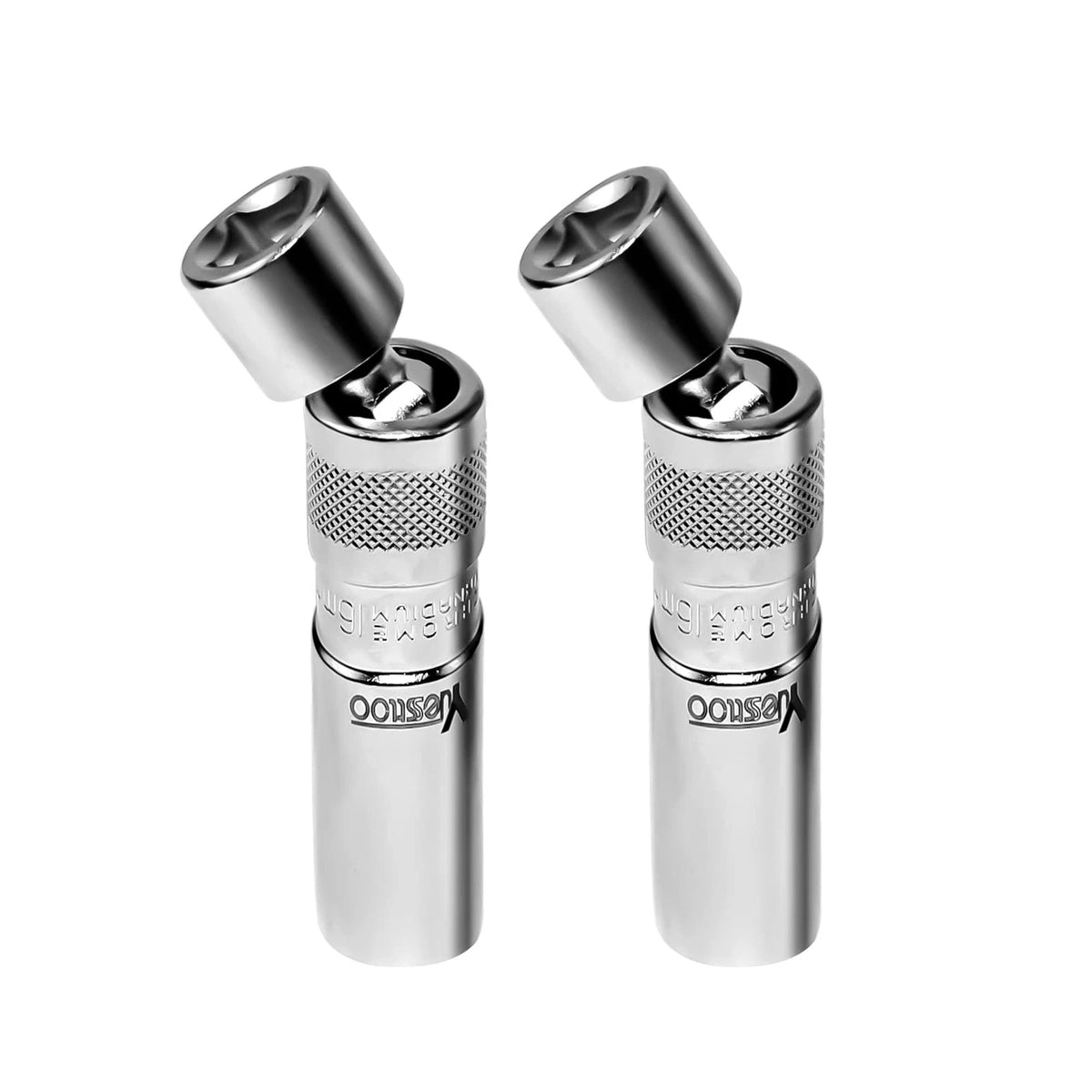 2X Magnetic Swivel Spark Plug Socket for Various Makes and Models