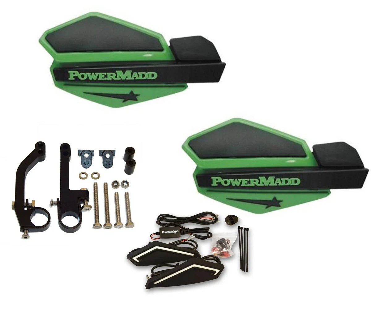 Powermadd Star Series Handguards LED Kit for Ski-Doo