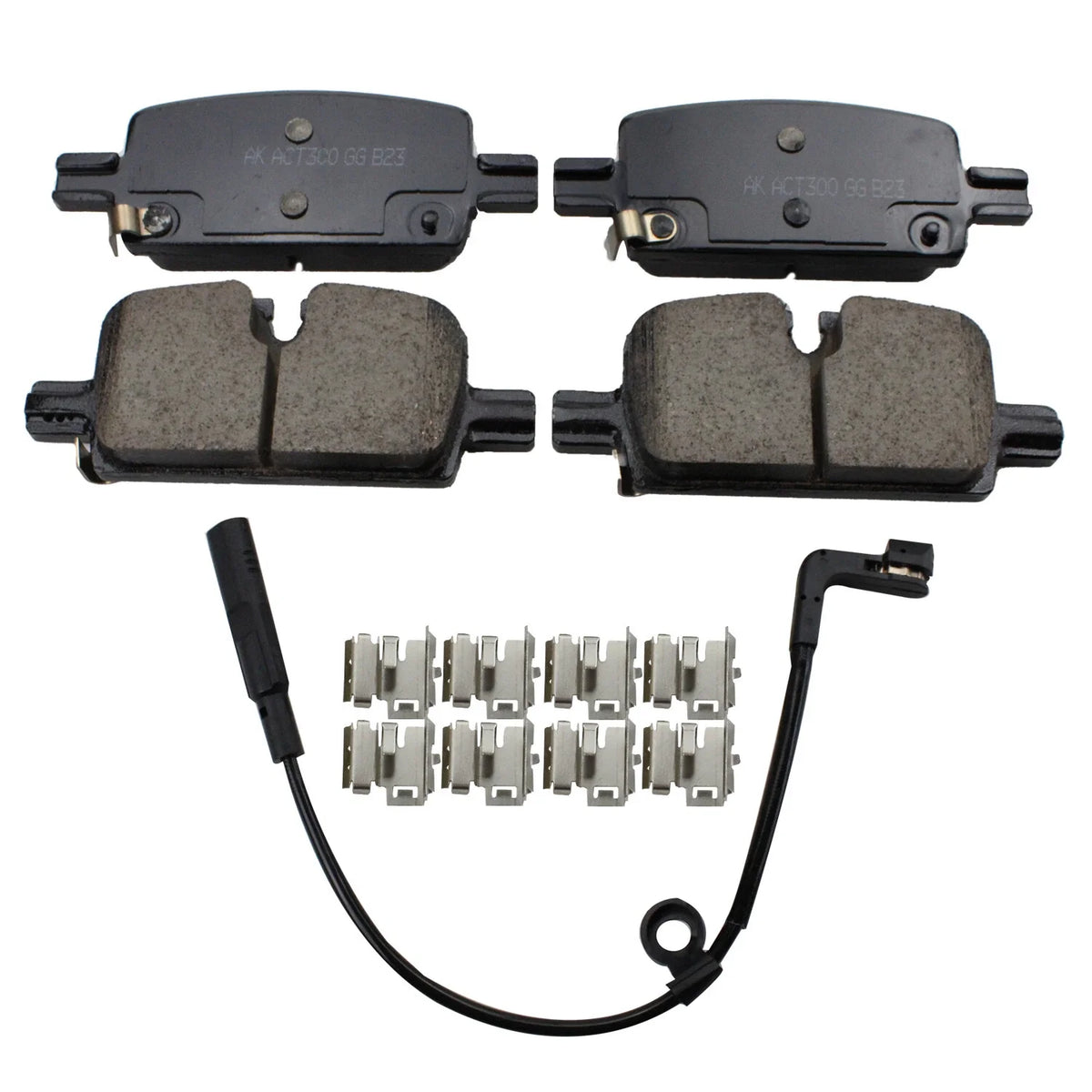 Set of 4 Akebono ProACT Rear Ceramic Brake Pads for Cadillac Chevrolet GMC