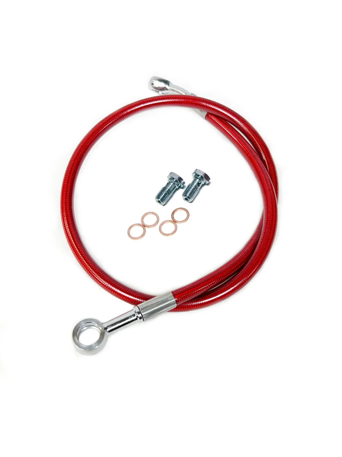 Streamline Steel Braided Rear Brake Line for Raptor 700 (2016–Present)