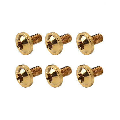6X Alloy Bolts Truss Torx Head Screws M5x20mm for Motorcycle (Bike)