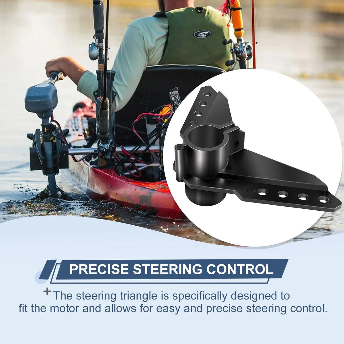 Steering Triangle Mounting Bracket for NK-180S Brushless Kayak
