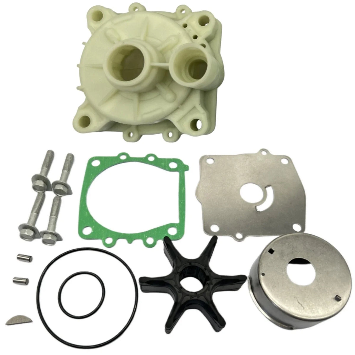 Water Pump Impeller Kit for Yamaha 2-Stroke 115 130 HP (6E5-W0078-3A, 18-3373)