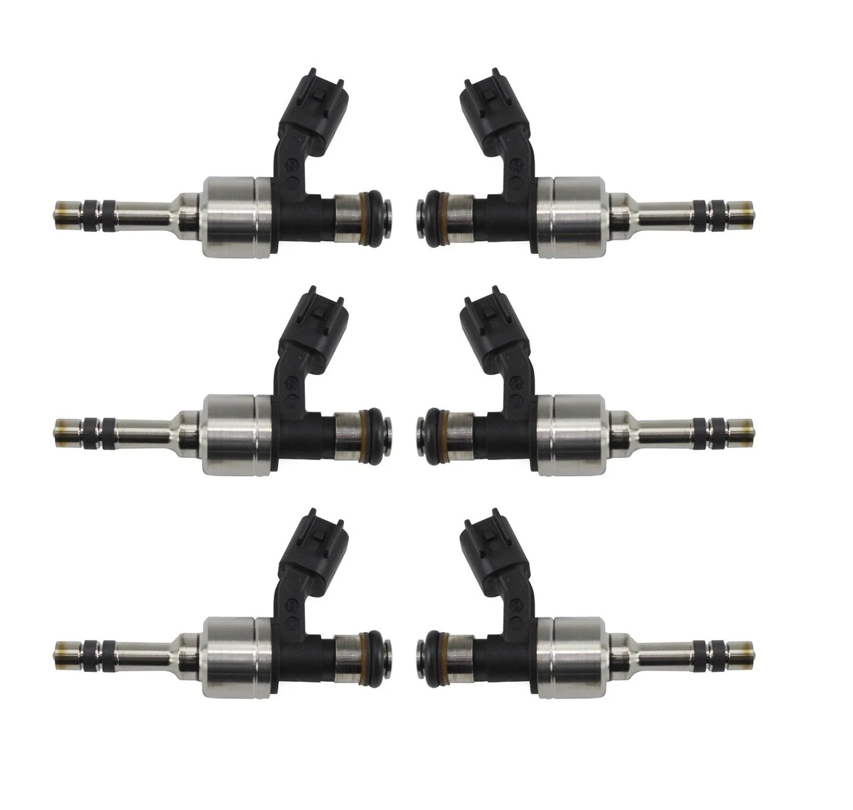 Set of 6 Fuel Injectors for Buick Cadillac Chevrolet GMC 3.6 V6 (2010–2016)