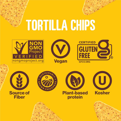 Pack of 18 HIPPEAS Chickpea Tortilla Chips, Rockin’ Ranch 1 Ounce