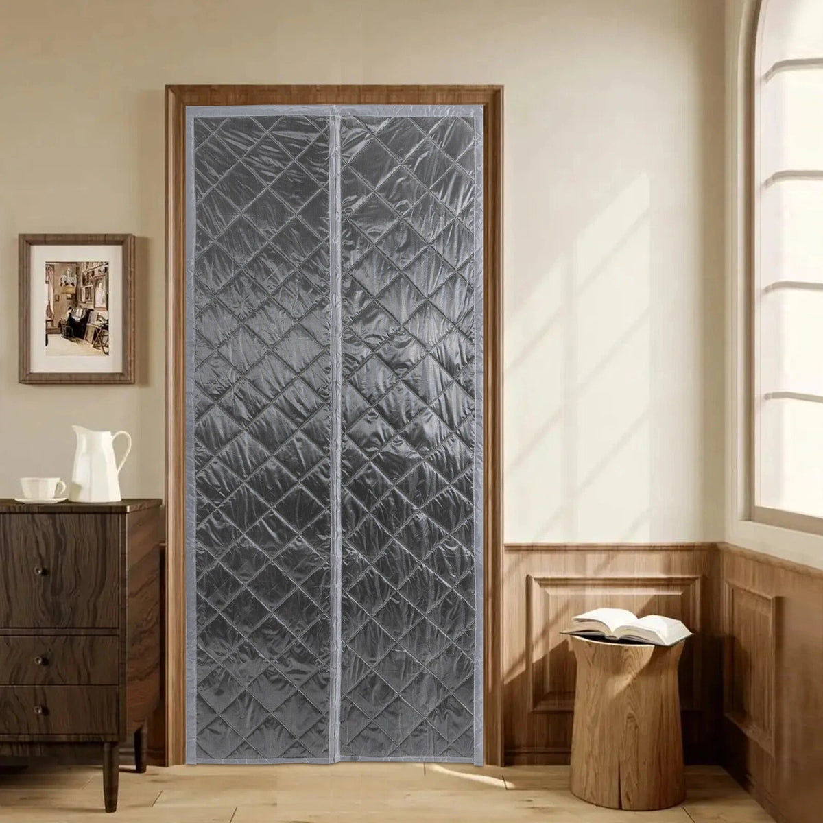 Thermal Magnetic Door Curtain for Insulated Doors