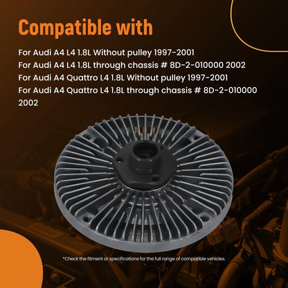 Radiator Cooling Fan Clutch for Audi A4 Quattro and VW Passat (1997–2005)