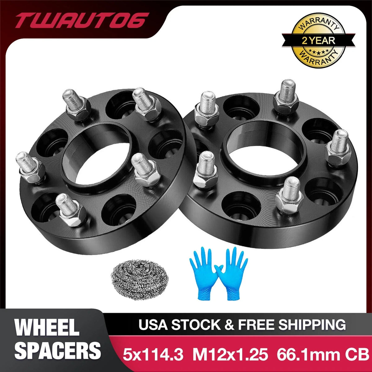 2PCS 20mm Hubcentric Wheel Spacer 5x4.5 for Infiniti Q40 (2015–2015)