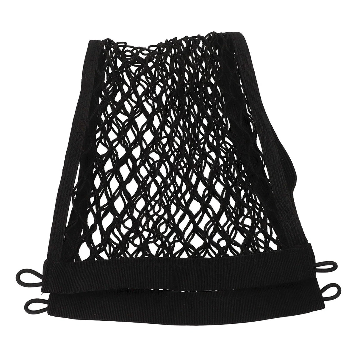 Set of 2 Pocket Storage Nets for RV (25x60cm) - Black with Screws