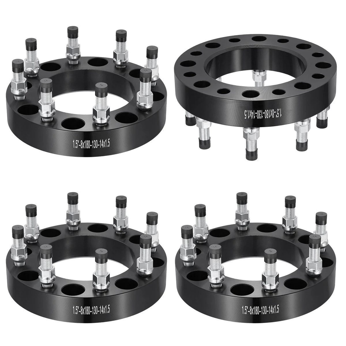 4PCS 1.5" 8x180 Wheel Spacers for Chevrolet Silverado Sierra 2500 HD (2011–2025)