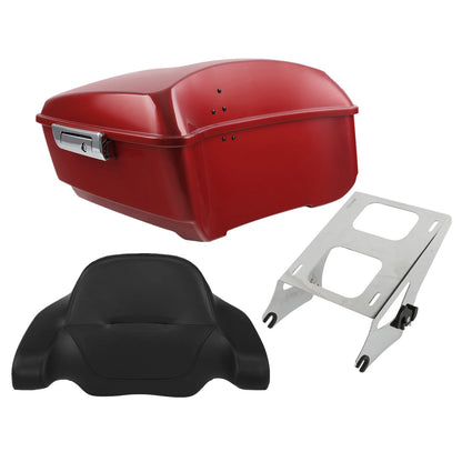 Trunk Backrest Pad Mount Rack for Harley Touring Glide (2014–2023)