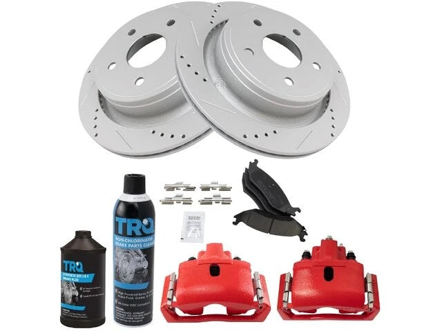 Set of 4 Brake Pads Rotors Calipers for Chrysler Aspen (2007–2009) 58115GNBX