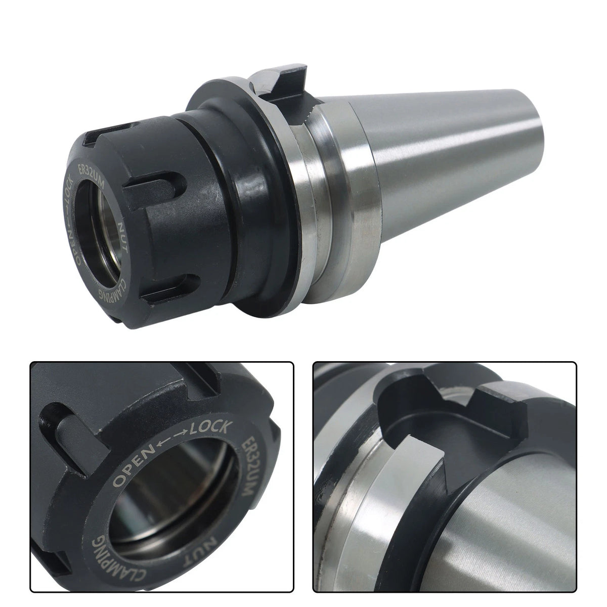 Set of 4 BT40-ER32 Collet Chucks 2.75" GAGE Length - Tool Holders G2.5