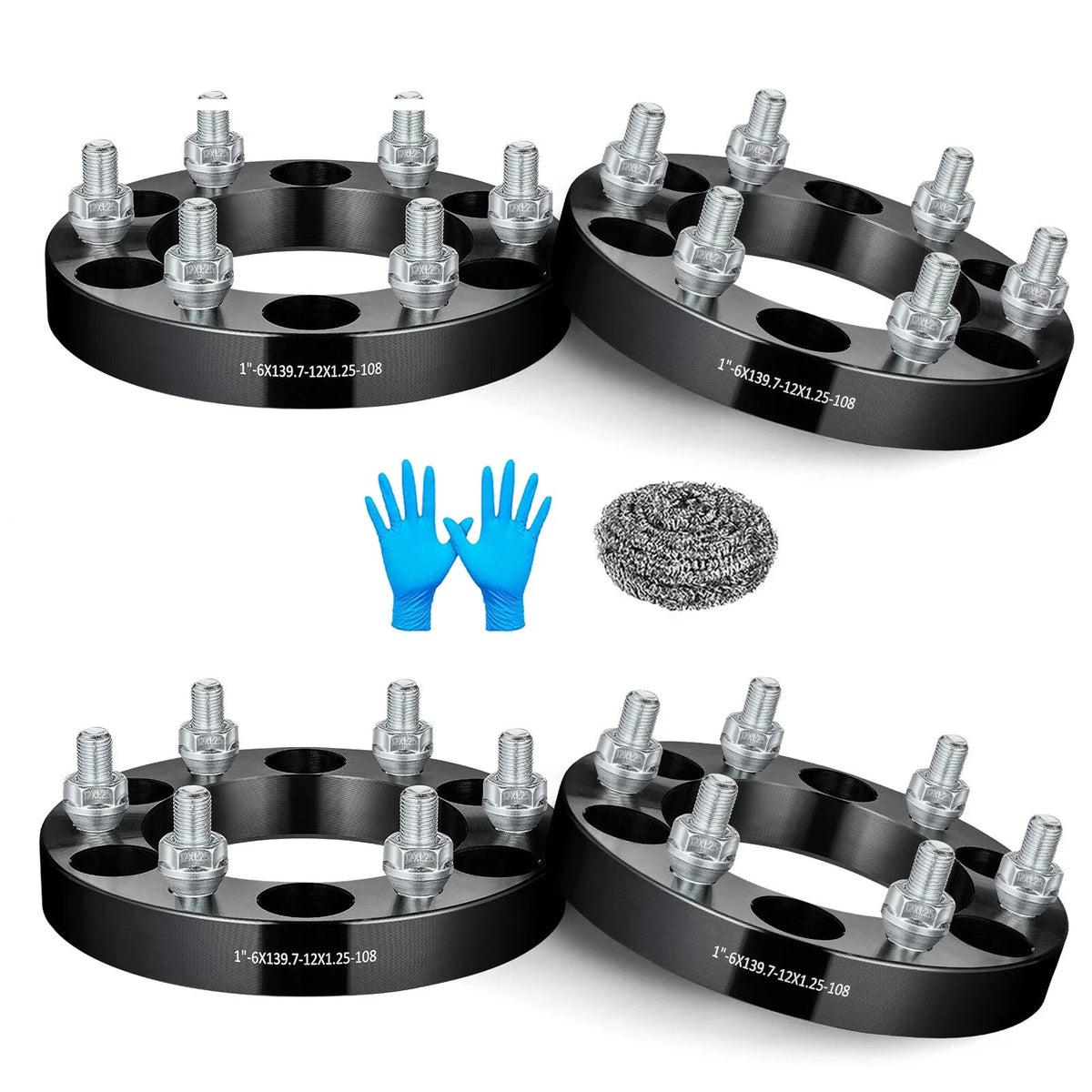 Set of 4 Wheel Spacers 1"/1.5"/2" 6x5.5 for Nissan Titan Pathfinder Frontier