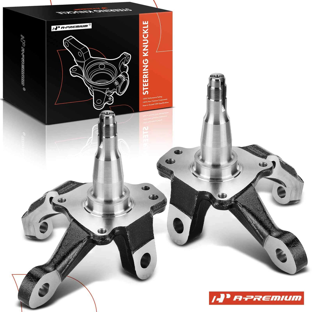 Pair Front Steering Knuckle for Ford Mustang II (1974–1978) Pinto (1973–1980)